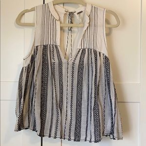 Free People Sleeveless Top (Open Back - Has Ties)